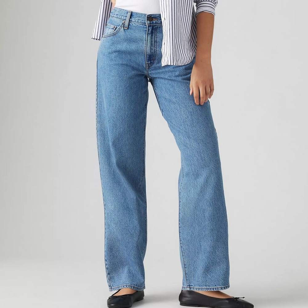 Levi's Medium Wash "Baggy Dad" Jeans
